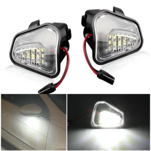 2x Canbus Side Mirror Puddle Lights For Volkswagen VW Passat B7 EOS CC Scirocco Jetta Welcome Lamp Mirror Light For Passat CC