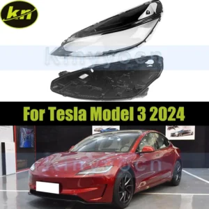 Front scheinwerfer Basis abdeckung für Tesla Modell 3 2024 Auto Scheinwerfer Linsen schale Scheinwerfer Hinterhaus Ersatz