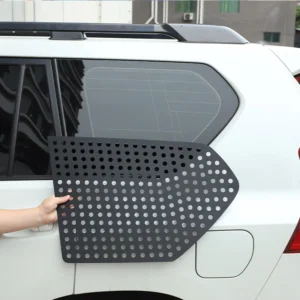 For Toyota Land Cruiser Prado FJ150 150 2010-2023 Aluminum Alloy Car Rear Window Glass Guard Plate Stickers Car Accessories
