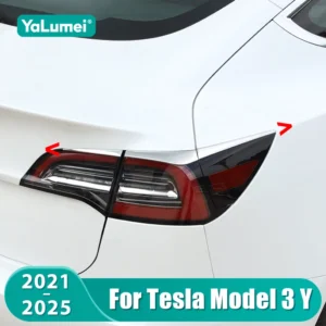 Für Tesla Modell 3 Modell Y 2021 2022 2023 2024 2025 Auto Hinten Rücklicht Lampe Augenbraue Augenlid Trim Abdeckung zubehör