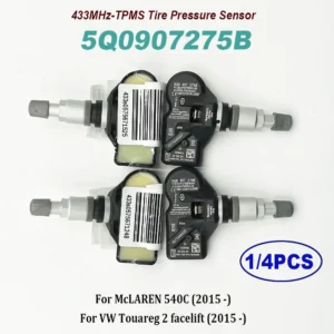 1/4PCS Tire Pressure Sensor 5Q0907275B 433MHz TPMS 5Q0907275 For Audii Skodaa A3 A7 A6 Porsche Cayenne VW Tiguan Passat Beetle