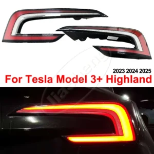 Car Rear Taillights For Tesla Model 3+ Highland 2023-2025 Brake Lamp Light 1691498-00-F 1691498-00-FTurn Signal Reversing Light