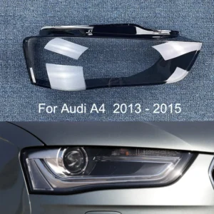 Left Right Car Headlight Headlamp Lampshade Lampcover Head Lamp light Covers Lens Shell For Audi A4 B8 B8.5 2013 2014 2015