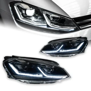 AKD Car Styling for VW Golf 7 MK7 LED Headlight 2013-2016 Golf7 DRL Dynamic Signal Head Lamp Projector Automotive Accessories