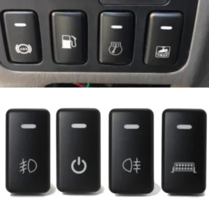 1PC Orange Light Car ABS Heated Power Switch Button with Wire for Toyota Land Cruiser Hilux Prado 120 FJ CRUISE