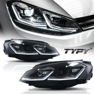 New LED Headlight Upgrade Modified Full Head Lamp For VW Golf 7 MK 7 2013-2016 Turn Signals Daytime Running Lights
