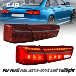 For Audi A6 Taillight 2012-2016 LED Taillight Signals Auto Accessories Dynamic Turn Running Lights
