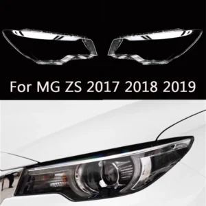 Car Front Headlight Cover For MG ZS 2017 2018 2019 Glass Headlamp Transparent Lampshade Lamp Shell Auto Lens Caps Lampcover
