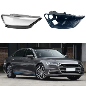 For Audi A8 A8L S8L D5 2018 2019 2020 2021 2022 Car Interior Spare Parts Headlight Lights Glass Headlight Bottom Shell