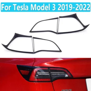 Auto Hecks toß stange Rücklicht abdeckung für Tesla Modell 3 2019 2020 2021 2022 Rücklicht gehäuse Rücklicht rahmen Auto Autozubehör