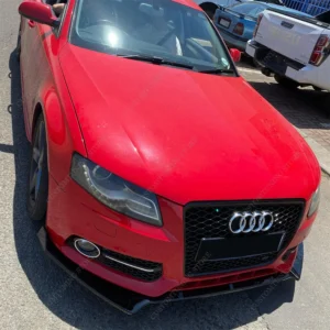 Front Bumper Lip Spoiler Splitter Diffuser Retrofit For Audi S4 A4 B8 8K A4 TFSI TDI FSI S-line 2008-2012 PRE-LCI Bodykits