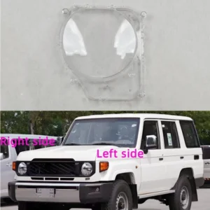 For Toyota Land Cruiser LC76 Car Headlight Shell Headlamp Cover Replacement Lamp Shade Headlamp Lens Glass