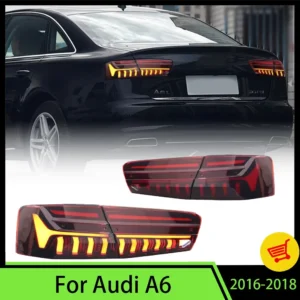 Tail Lamp for Audi A6 C7 LED Tail Light 2016-2018 A6L Rear Fog Brake Turn Signal Automotive Accessories