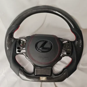 Customized for Lexus IS200 ISF250 IS300 IS350 ISF RCF F Sport 2013 2014 2018 2016 2017 Red Stitching Carbon Fiber Steering Wheel
