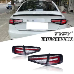 TYPY Car For Audi A4 Taillights 2013-2016 Upgrade Modified to New DRL Dynamic Turn Signal LED Taillight Auto Accessories