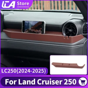 For Toyota Land Cruiser Prado 2024-2025 LC250 1st Edition 1958 J250 Silicone Storage Box & Dashboard Organizer Mat, Car Interior