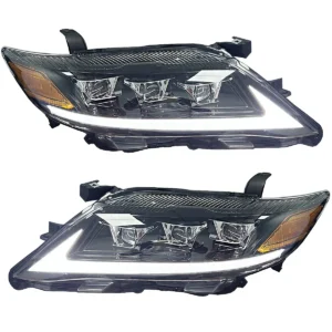 Autolamp camry LED headlamps suitable for Toyota Camry 2007-2011 original car upgraded 3 lens LED headlights plug and play