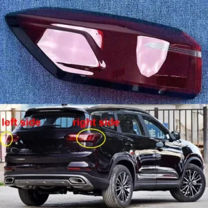 For Chery Tiggo 8 Plus 2021 Rear Outer Tail Lamp Cover Brake Lights Shell Replace The Original Lampshade Plexiglass