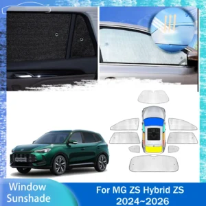 For MG ZS Hybrid ZS 2024~2026 2025 Car Skylight Sunshade Side Window Windshield Sun Shade UV Protector Parasol Accessories