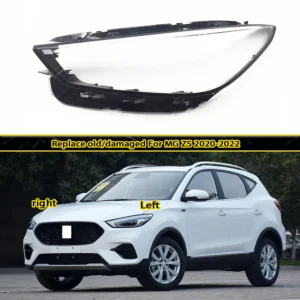 Front Headlight Shell Transparent Headlamp Cover Lamp Shade Plexiglass Replace Original Lampshdade For MG ZS 2020-2022