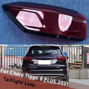 For Chery Tiggo 8 PLUS 2021 Outside Rear Tail Lamp Cover Signal Parking Lights Shell Mask Replace Original Lampshade Lampcover