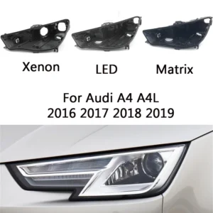 Headlight Base For Audi A4 2016 2017 2018 2019 Headlamp House Car Rear Base Front Auto Headlight Back House