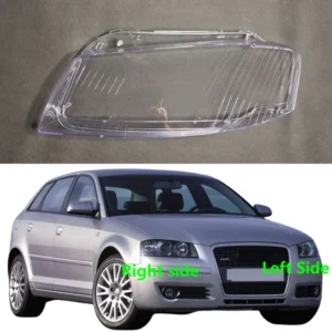 For Audi A3 2003 2004 2005 2006 2007 Car Headlights Lens Cover Headlamp Glass Transparent Lamp Shell Replace Original Lampshade