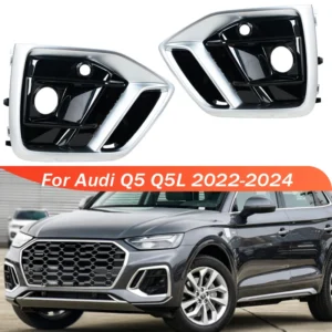 Car Accessorie Fog Light Assembly Fog Lamp Grille Cover Vent Grille For Audi Q5 Q5L 2021 2021 2023 Sportback