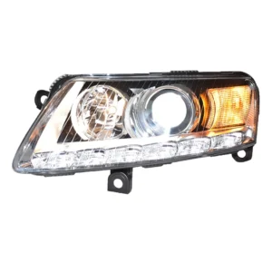 Auto Parts For Audi A6 Headlights 2005-2011 A6L C5 C6 Styling LED Daytime Lights Dual Projector Car Accesorios Modified