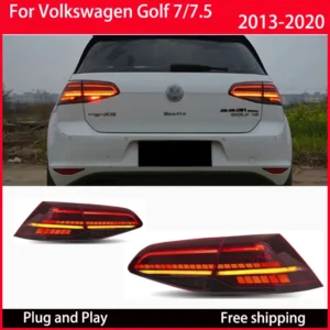 For Volkswagen Golf 7/7.5 taillight assembly 2013-2020 LED streamer steering rear light taillight modification car accessories