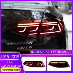 Car Styling for VW Passat B8 Tail Light 2015-2019 Magotan LED Tail Lamp LED DRL Dynami Signal Brake Reverse Auto Accessories