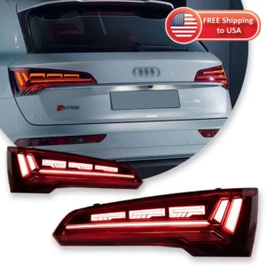 TYPY Car Lights For Audi Q5 2018-2024 Taillight LED Projetor Tail Lamp Daytime Running Light Automotive Accessories