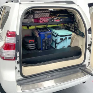 For Toyota Land Cruiser Prado LC150 FJ150, Lexus GX460 Rear Boot Trunk Window Cargo Rack Shelf Storage Organizer Molle Panel Kit